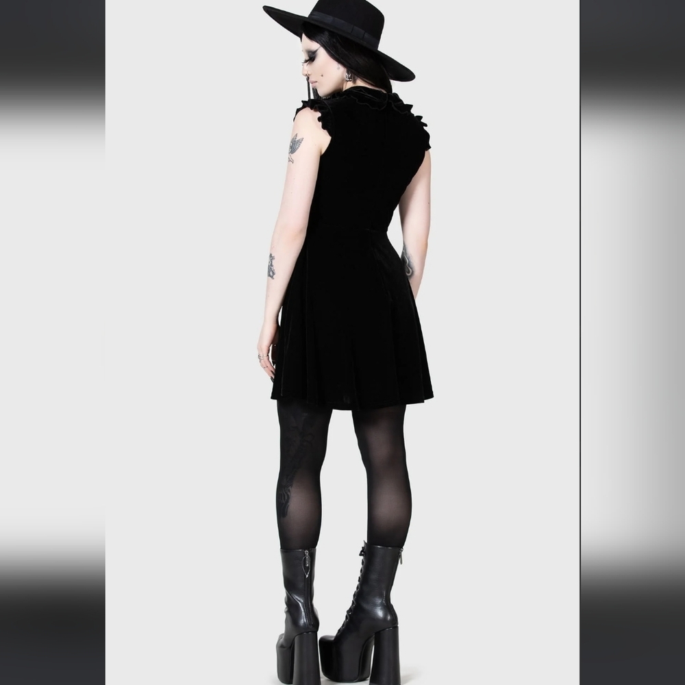 Killstar Black Mini Dress - Picture 4 of 7